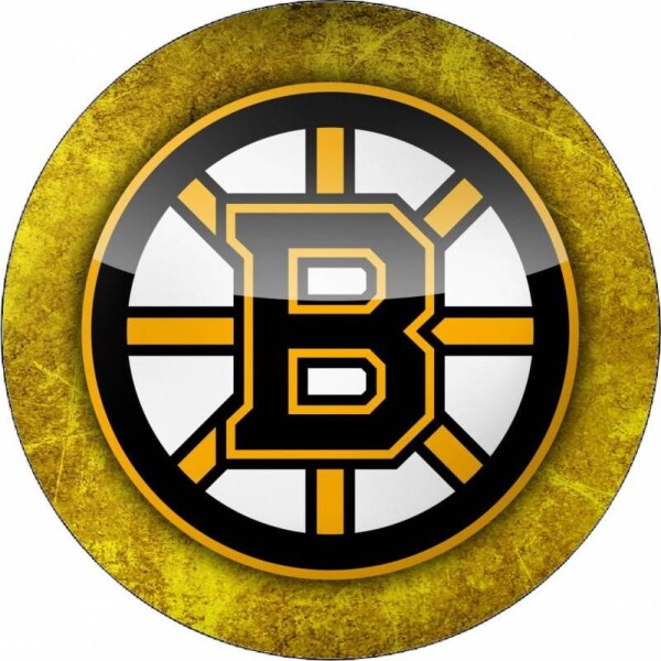 Jedlý papier Boston Bruins logo 19,5 cm - Pictu Hap - Pictu Hap