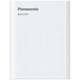 Panasonic BQ-CC87 +4x eneloop AA nabíjačka na okrúhle akumulátory NiMH micro (AAA), mignon (AA); 52087040