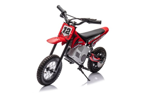 Mamido Detská elektrická motorka Cross 350W 36V červená