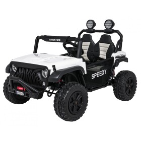 Mamido Detské elektrické autíčko PASSION 4x200W 24V biele