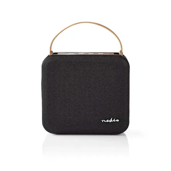 Nedis SPBT35100BN - Bluetooth® Reproduktor / Čierna - Hnedá / 45 W / Vodotesný / Prenosná Rukoväť (SPBT35100BN)