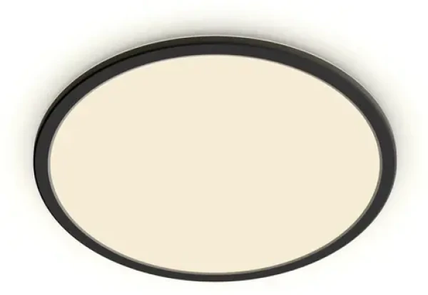 Philips Superslim CL550 18W čierna / Kúpeľňové prisadené LED svietidlo / 1500lm / 2700K / krokové stmievanie / IP44 (SKL000388918)