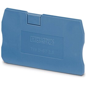 End cover D-ST 2,5 BU 3032282 Phoenix Contact; 3032282