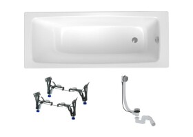 Obdĺžniková vaňa SAT Feel 150x70 cm smaltovaná oceľ ľavá aj pravá SATBVFEEL1505 SATBVFEEL1505