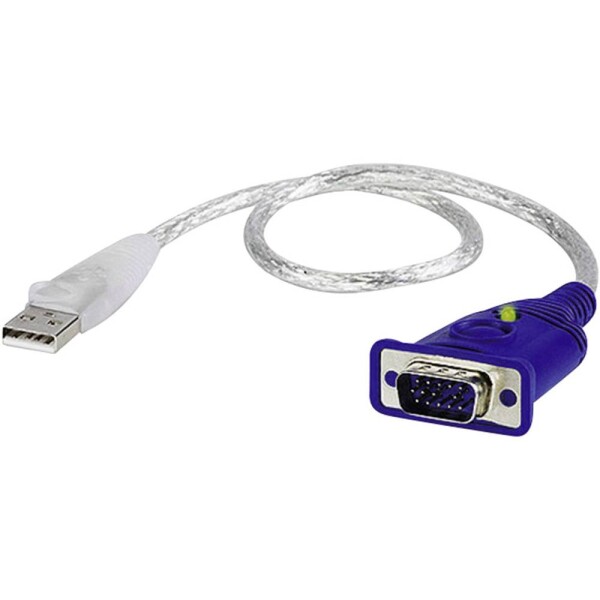 ATEN 2A-130G VGA / USB adaptér [1x VGA zástrčka - 1x USB 2.0 zástrčka A] priehľadná 0.35 m; 2A-130G