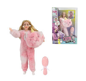 Mamido Mamido Bábika v kostýme maskota blond Roztomilé dievča Emily