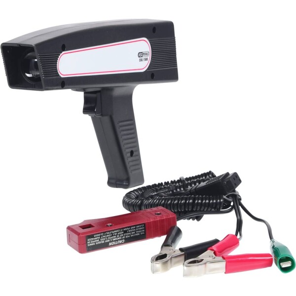 KS Tools 550.1500 Digitálna časovacia pištoľ (stroboskop) s LED displejom; 550.1500
