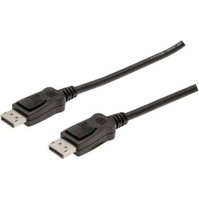 Digitus DisplayPort prepojovací kábel Konektor DisplayPort, Konektor DisplayPort 3.00 m čierna AK-340100-030-S Kábel DisplayPort; AK-340100-030-S