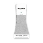 Netlačící ponožky Steven art.018 grafitová melanž 43-46