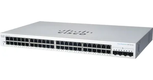 Cisco CBS220-48P-4G- EU REFRESH / Switch / 48x RJ-45 1000 / 4X SFP / PoE+ 400W