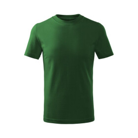 Malfini Basic Free Jr Tričko MLI-F3806 fľaša zelená 158 cm/12 let