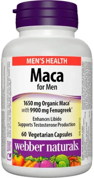 Webber Naturals Maca for Men 60 cps (10720)