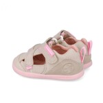 Dievčenské barefoot sandále LONA BASICA BEIGE Y ROSA Biomecanics 262191-F884 - 25