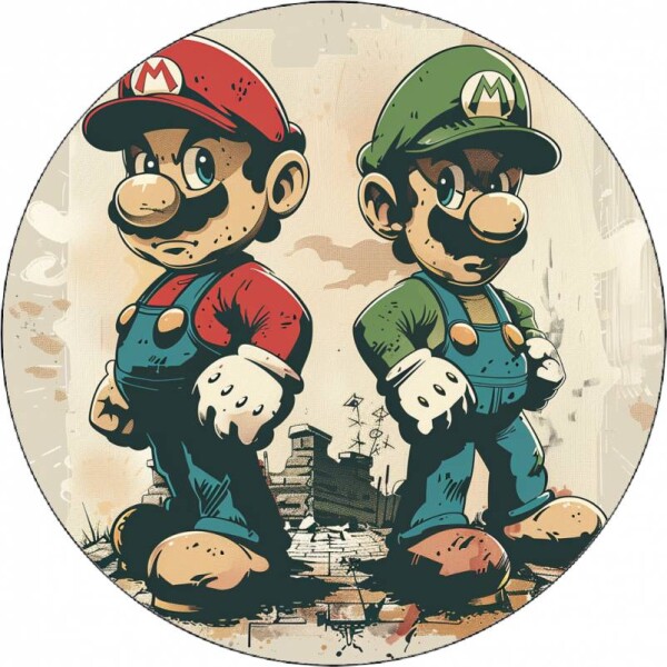 Jedlý papier Super Mario 19,5 cm - Pictu Hap - Pictu Hap