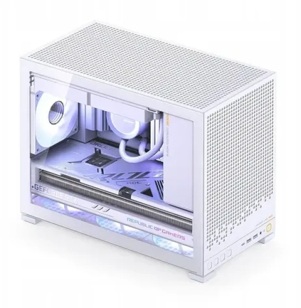Jonsbo D32 PRO biela / Počítačová skriňa / Mini-Tower / mATX / Temperované sklo (D32 PRO WHITE)
