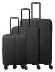 Sada cestovných kufrov Travelite Air Stripe S exp, M exp, L Black