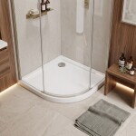 REA - Akrylátová LOOK sprchová vanička 80x80 - biela REA-K7908