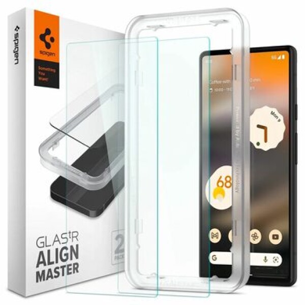 Spigen Glass AlignMaster ochranné sklo pre Google Pixel 6a 2ks (AGL04695)