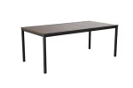 Keter Porto 200 walnut, čierna / Záhradný stôl / Oceľová konštrukcia (260576)