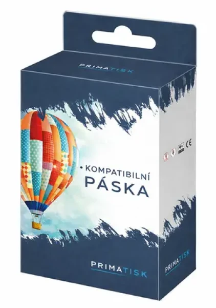 PrimaTisk Kompatibilná páska TZe-FX631 pre Brother 12mm čierna tlač/žltý podklad / flexibilná (1073)