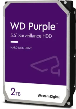 WD Purple 2TB / HDD / 3.5 SATA III / 256MB cache / 3y (WD22PURZ)