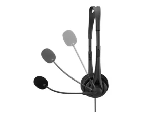 HP Wired USB-A Stereo Headset čierna / Slúchadlá s mikrofónom / USB-A / 1,8 m kábel (428H5AA#ABB)