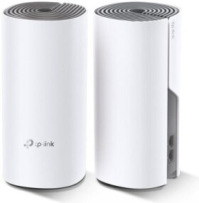 TP-LINK Deco E4 (2-pack) / WiFi systém MESH AC1200 / Dual-band / 2.4GHz - 300Mbps / 5GHz - 867Mbps / 2x LAN (Deco E4(2-pack))