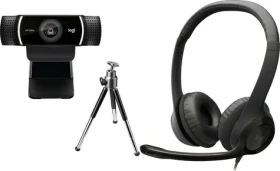 Logitech C922 Pro + H390 / Webkamera so slúchadlami / USB