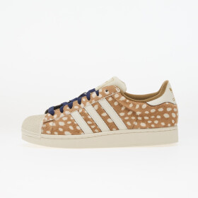 Tenisky adidas Superstar II Brown Desert/ Off White/ Dark Blue EUR 40