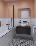 Vaňová zástena SAT 150x80 cm čierna SATVZUNIKCT80 SATVZUNIKCT80