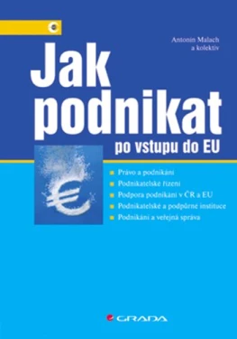 Jak podnikat po vstupu do EU, Malach Antonín