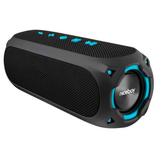 Niceboy RAZE 4 Radion čierna / Prenosný Bluetooth reproduktor / 30W / BT amp; USB amp; microSD amp; 3.5mm jack / IP67 / 5000mAh (raze-radion-4)