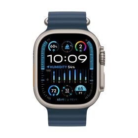 Apple Watch Ultra 2 GPS + Cellular 49 mm Titánový kryt Remienok Ocean Band modrá; MREG3FD/A