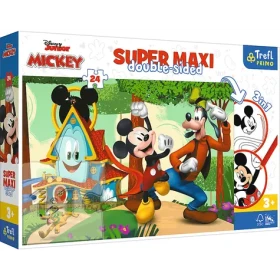 Trefl Primo - Puzzle - Obojstranné puzzle Mickeyho klbík SUPER MAXI