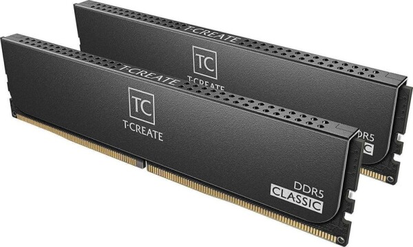 TeamGroup Team Group DDR5 - 64GB - 6400 - CL - 34 (2x 32 GB) dual kit, RAM (farba: Čierny, CTCED564G6400HC34BDC01, T-CREATE EXPERT, AMD EXPO)
