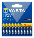 Varta Longlife Batéria AAA 10ks / 1.5V / alkalická / v blistri (116029)