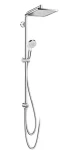 Hansgrohe Crometta E 240 chróm / Sprchová súprava / Showerpipe pre renovácie / EcoSmart 9 l/min (27289000)