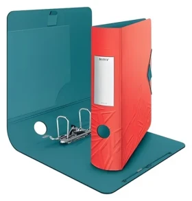 Leitz Zakladač Active UrbanChic 82 mm červená / A4 / Penoplast / Otváranie 180° (11160020)