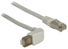 DeLock kábel RJ45 Cat.6 SSTP pravouhlý / priamy 0,5 m (83524)