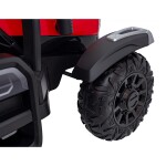 Mamido Detský elektrický traktor BLAST s prívesom 2x200W červený