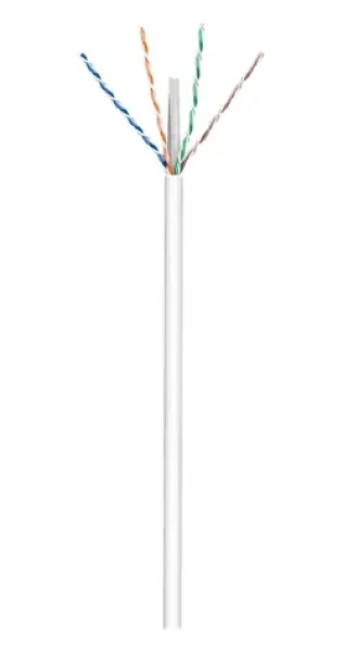 Goobay CAT 6a biela / Inštalačný kábel / U/UTP (PiMF) / 305 m (94220)