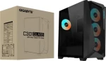 GIGABYTE C301 GLASS V2 čierna / E-ATX / 2x USB 3.0 + 1x USB-C 3.2 / 4X 120mm ARGB / bez zdroja / priehľadná bočnica (GB-C301G V2)