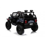 Mamido Mamido Elektrické autíčko OFF ROAD EXTREME 4x4 čierne 24V | 200W | 50 kg | EVA | LED | 2,4 Ghz | ECO koža