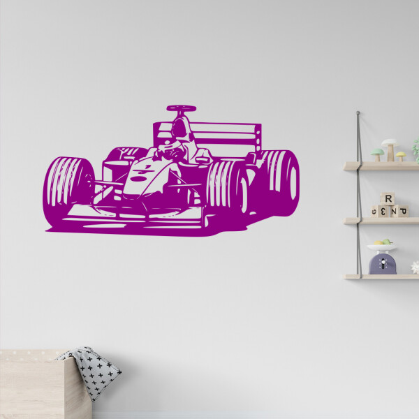 Veselá Stena Samolepka Formula Farba: fialová, Veľkosť: 60 x 30 cm