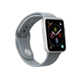 SBS remienok pre Apple Watch 44 mm veľkosť (S - M) sivá (TEBANDWATCH44SG)
