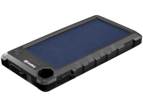 Sandberg Outdoor Solar Powerbank 10000 mAh / solárne dobíjanie / 1x USB-C / 1x USB-A / 1x micro USB / čierna (420-53)