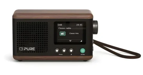 Pure Classic Mini čierna / Rádio / DAB+ / FM / Bluetooth 5.3 / batéria 15h (253800)