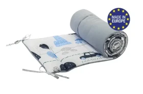Bomimi MANTINEL do postieľky 180 cm, AUTÍČKA, MODRÁ (BO2211BLU001)