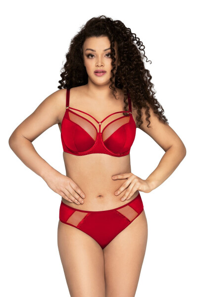 Polovyztužená dámská podprsenka semi soft model 17106749 Maxi Red - Ava Barva: červená, Velikost: 75L