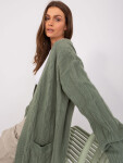 Cardigan AT SW 2395.30 khaki jedna velikost